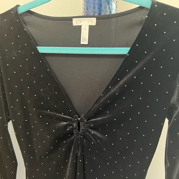 Leith velvet mini dress, size small - Picture 3 of 6